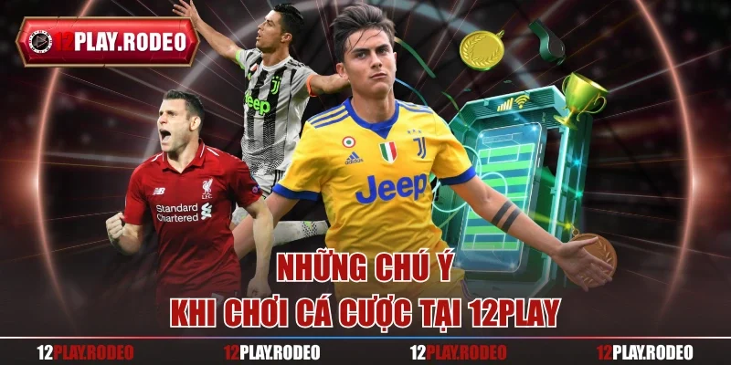 Những chú ý khi chơi cá cược tại 12play